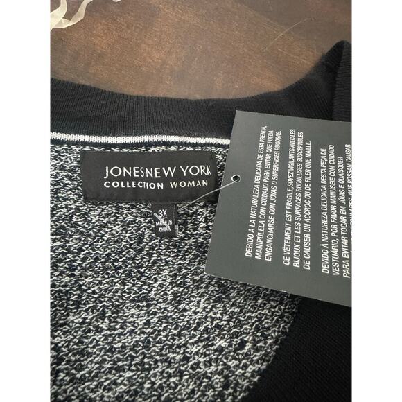 Jones New York Gray and Black Knitted Sleeveless Top 3X NWT - Picture 11 of 11